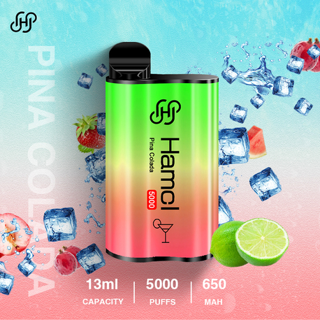 Vente chaude en gros Original Hamcl Biggest 5000 Puffs Rechargeable haute qualité coloré Philippines vape